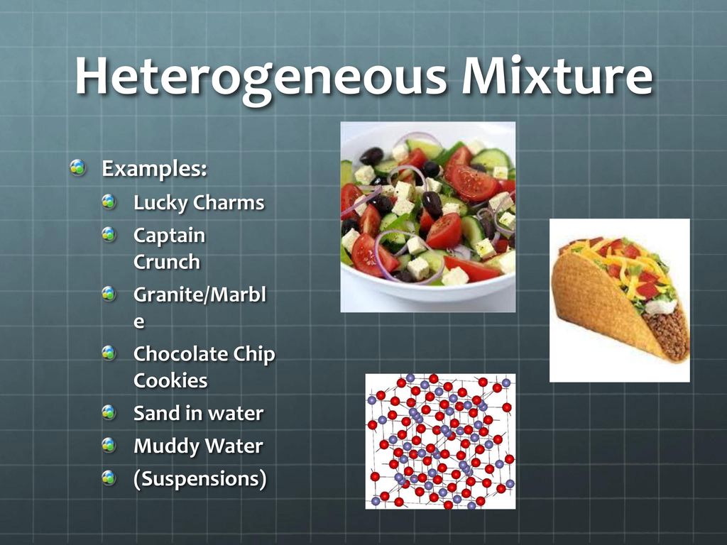 What Is An Example Of A Heterogeneous Mixture